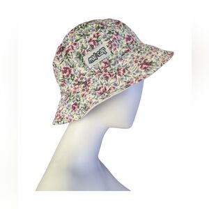 Vintage 90s Mad Cap Floral Reversible Bucket Hat | Cottagecore Garden Print